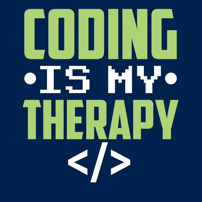 Programmieren Ist Meine Therapie Coder Code Coding