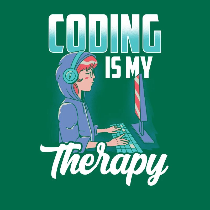 Programmieren Ist Meine Therapie Coder Coding Code