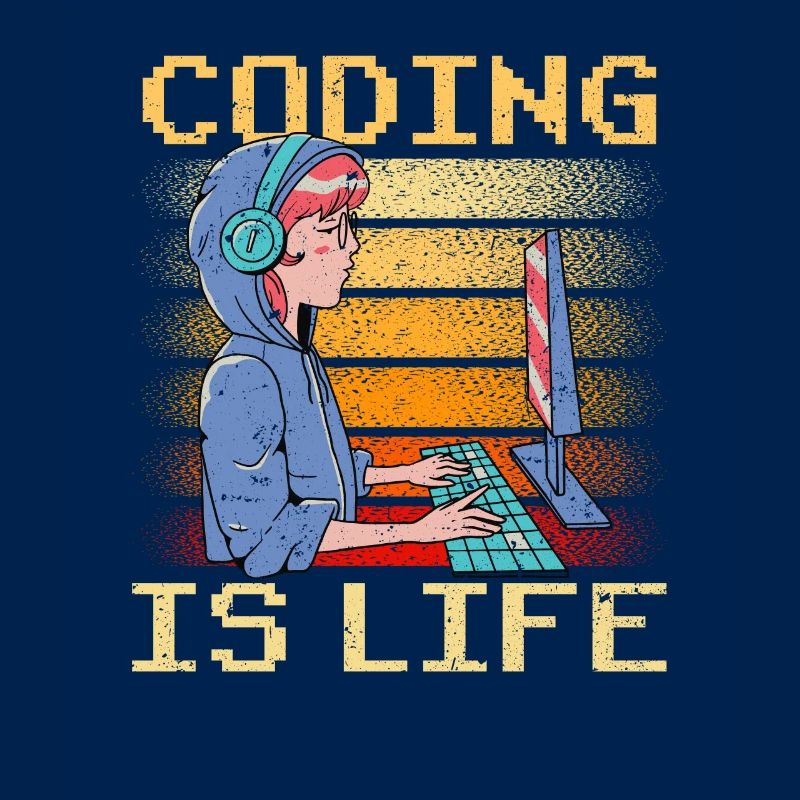 Coding Ist Leben Coder Code Programmierer