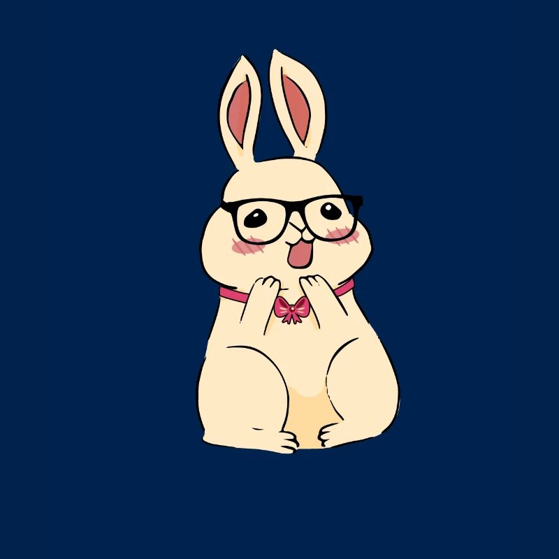 Cute Easter Rabbit Fly