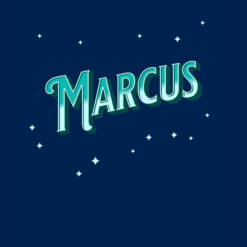 Marcus' name personalized
