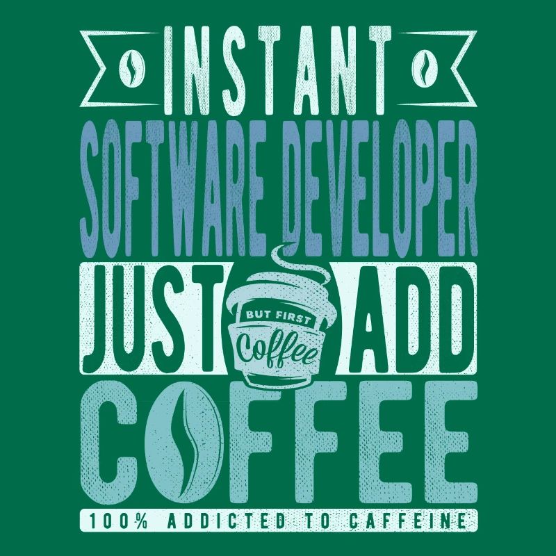 Software Developer Coffee Saying