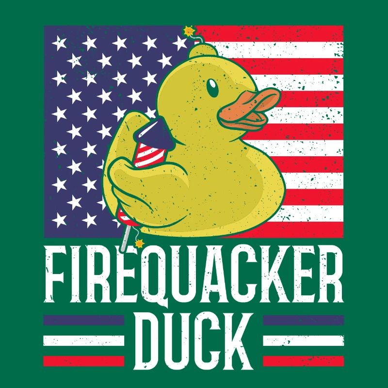 Firequacker Duck July 4 Firecracker