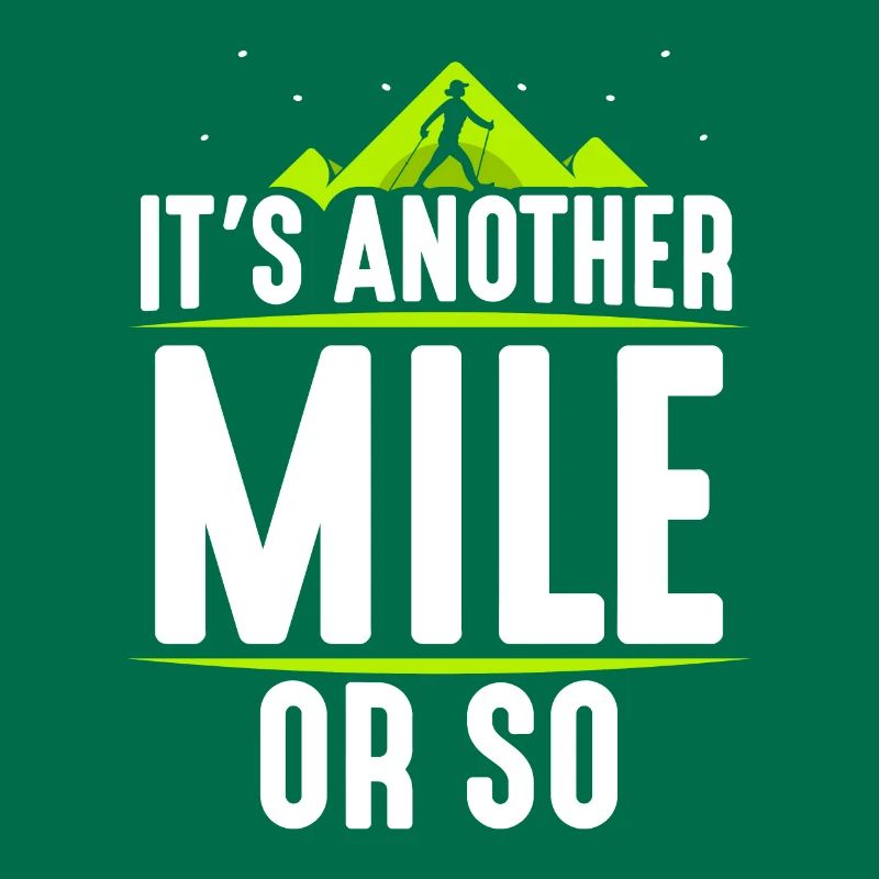 Eine Weitere Meile Oder So Halbe Meile Wanderung