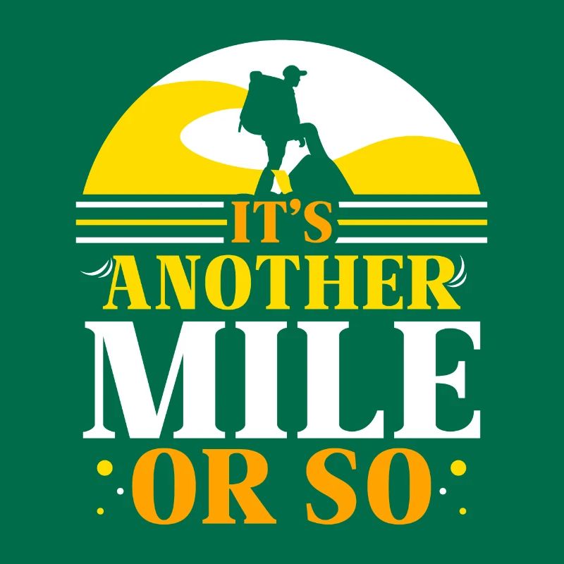 Eine Weitere Meile Oder So Halbe Meile Wanderung