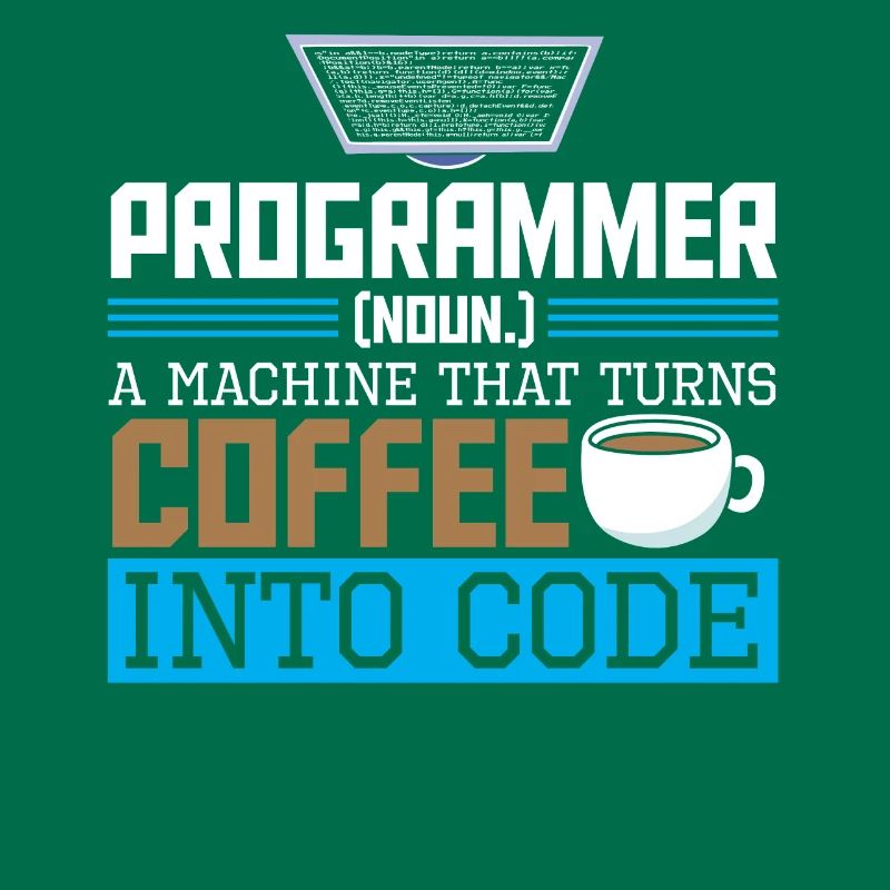 Programmeur Une machine qui transforme le café en code