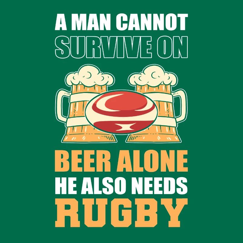 A Man Cannot Survive On Beer Alone He Also Needs