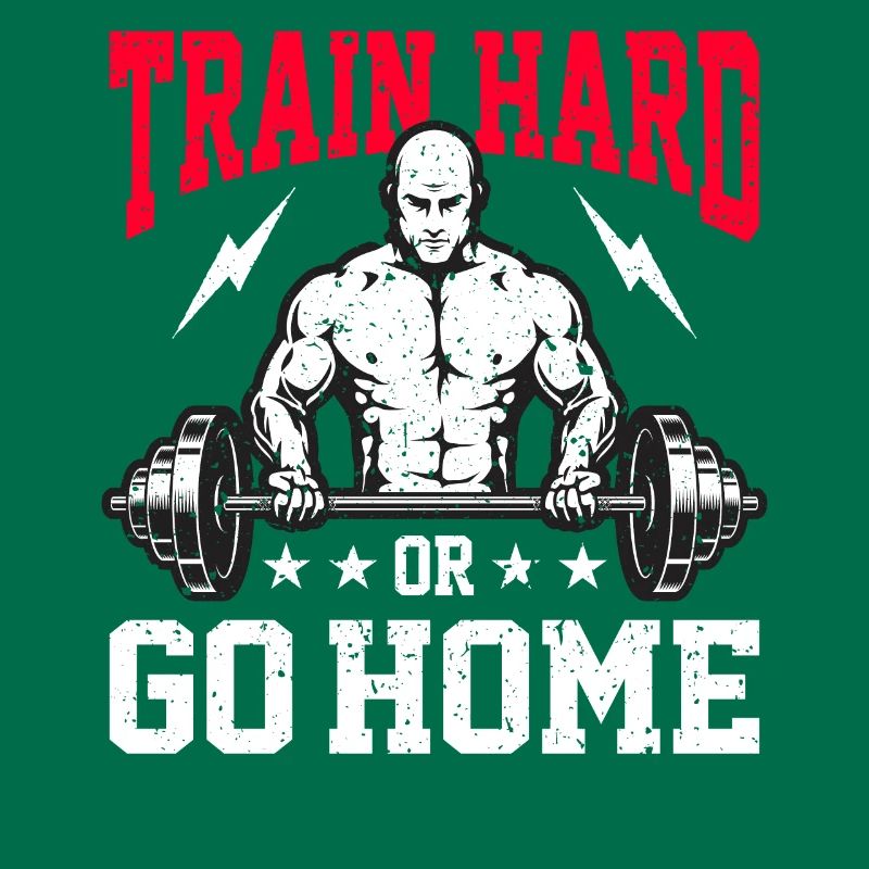 Trainiere hart oder geh nach Hause