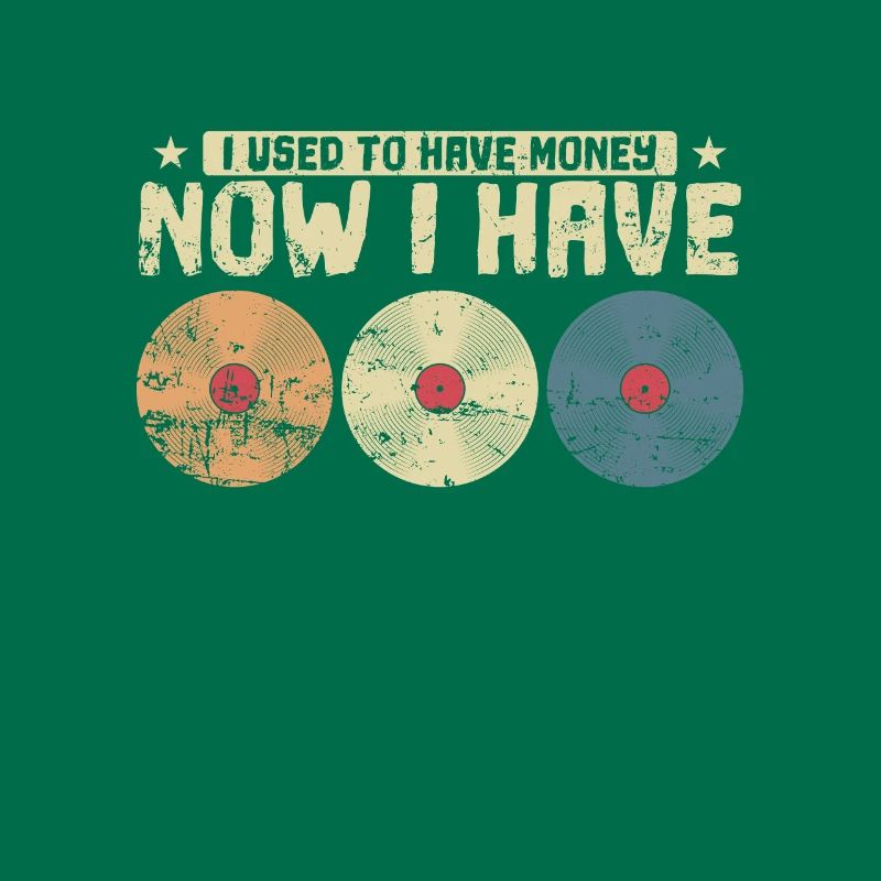 J’avais de l’argent maintenant j’ai des vinyles