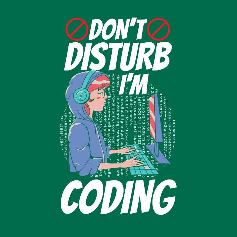 Stören Sie Nicht: Ich Programmiere Coding Coder