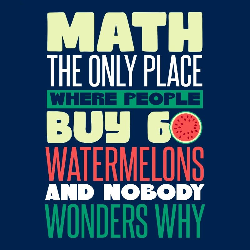 Math Pastèque drôle