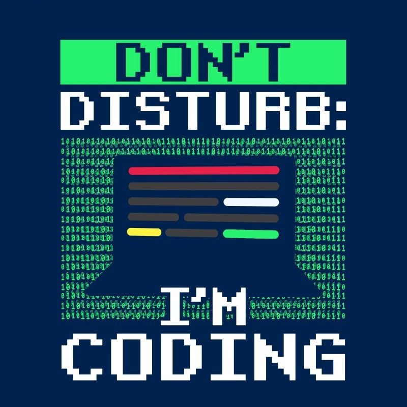 Stören Sie Nicht: Ich Programmiere Coding Coder