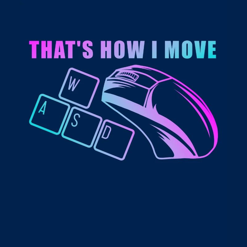 Computer lustiger PC Spruch Thats how i move