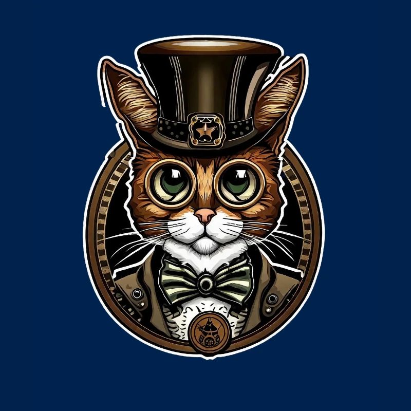 Steampunk Katze 02
