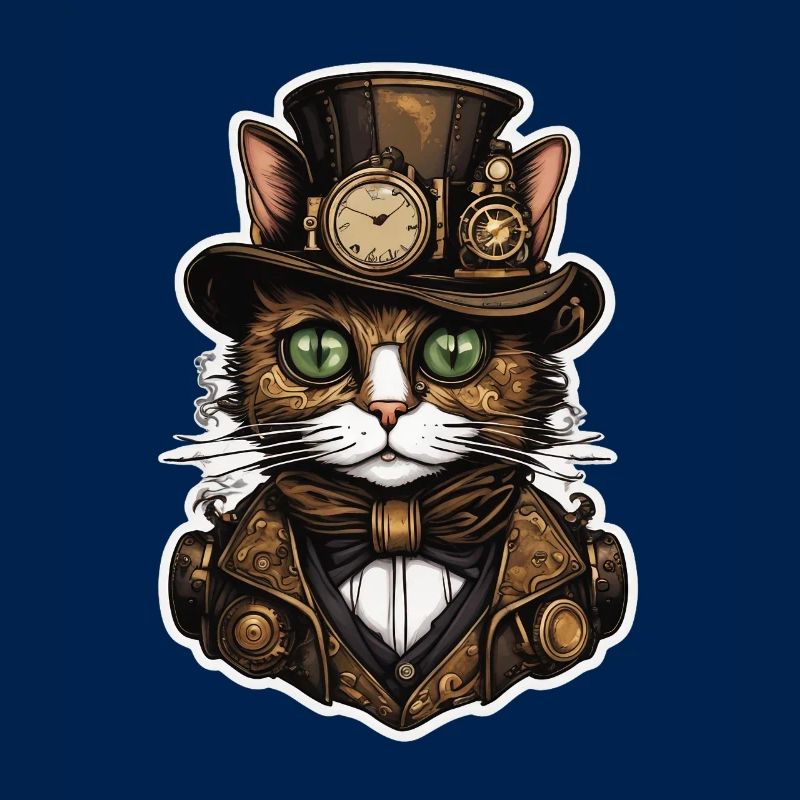 Steampunk Katze 01