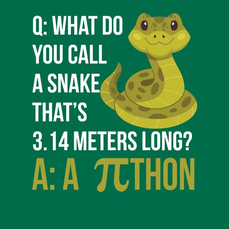 Python Pithon Pie Symbol Funny Math Teacher Happy