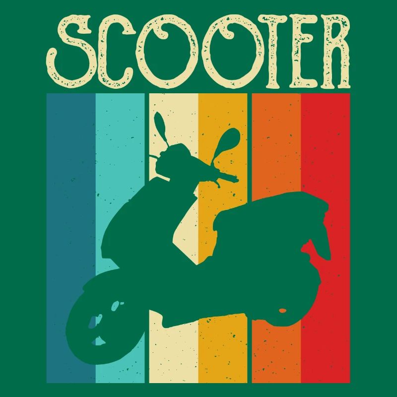 Roller Rollerfahrer Motorroller