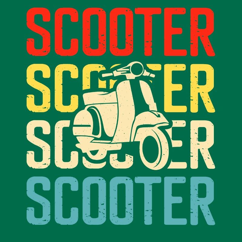 Roller Rollerfahrer Motorroller