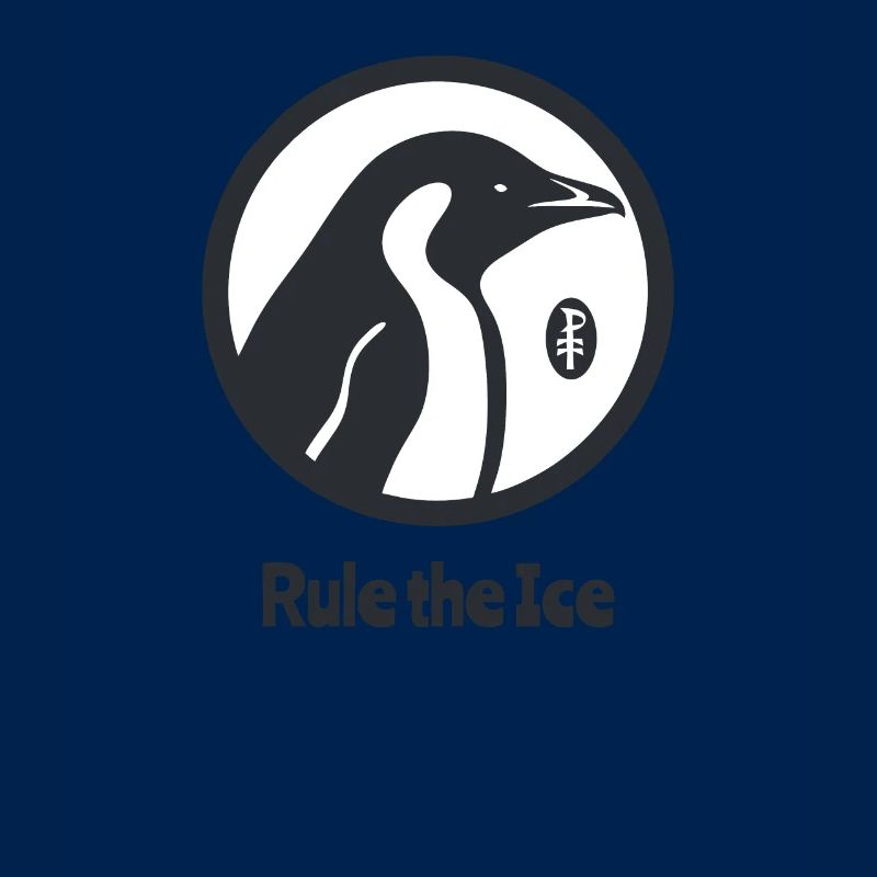 Beherrsche das Eis, ein Pinguin