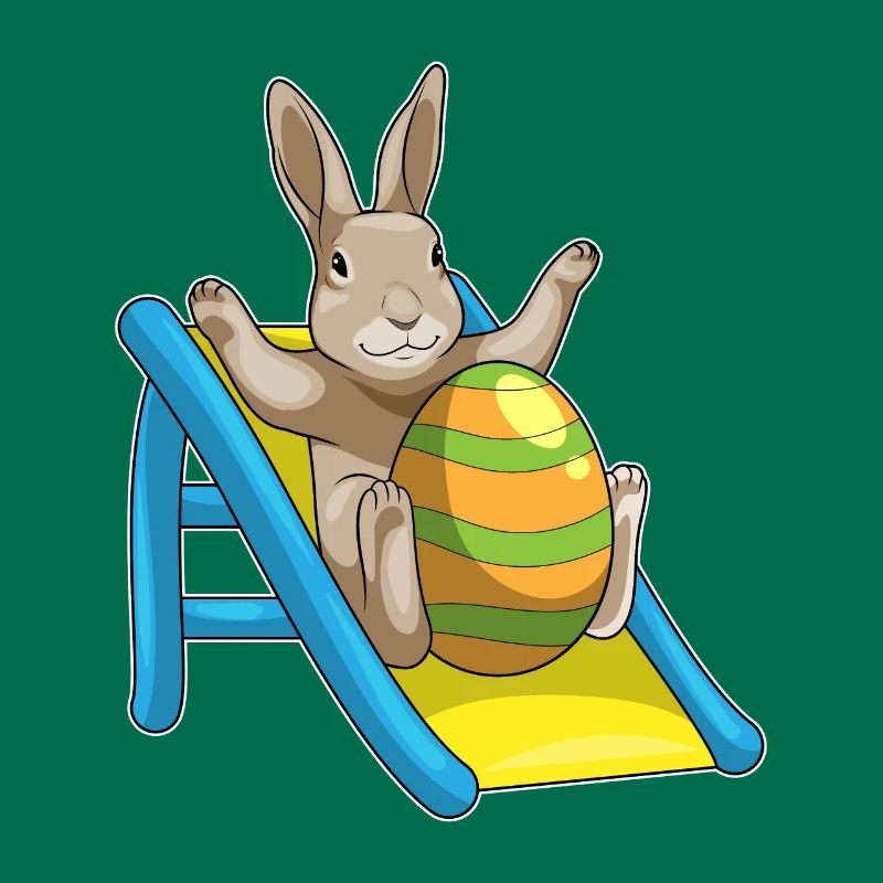 Bunny Easter Easter Egg Slide