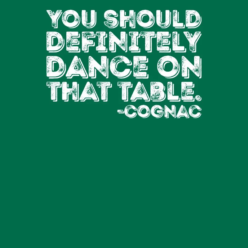Vous devriez absolument danser sur cette table Cognac