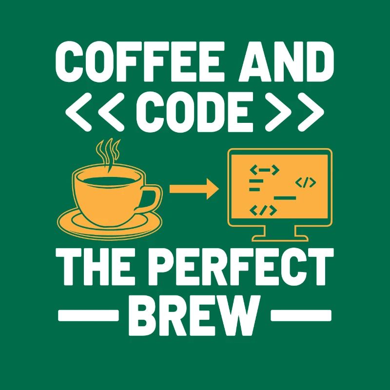 Kaffee-Codierung Programmierer Programmierer Entwickler Nerd Coff