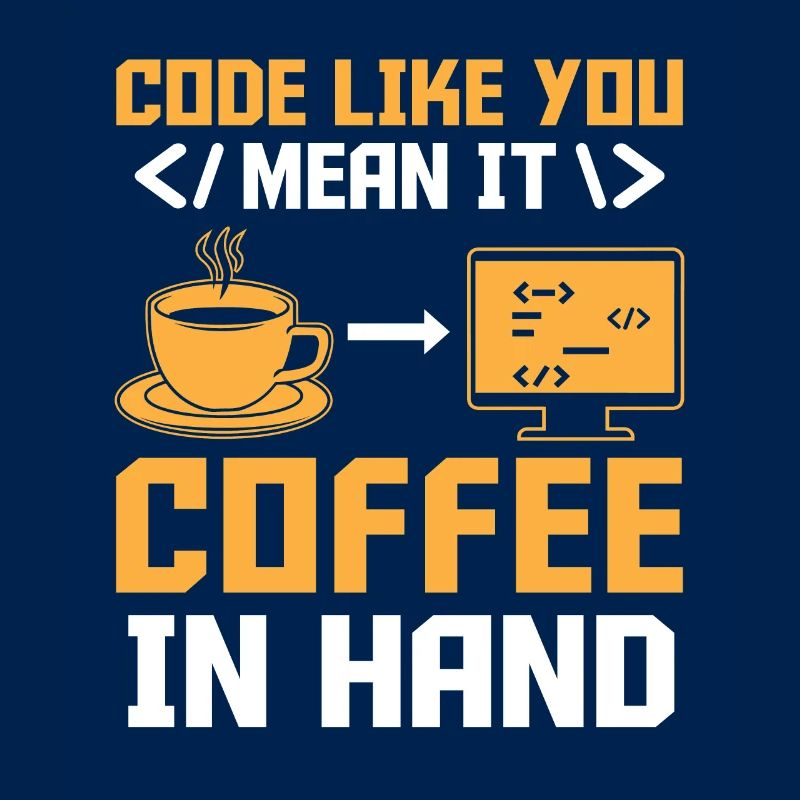 Coffee Coding Programmer Coder Developer Nerd Coff