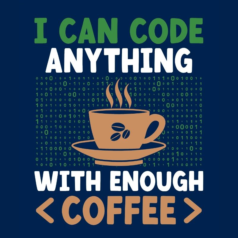 Kaffee-Codierung Programmierer Programmierer Entwickler Nerd Coff