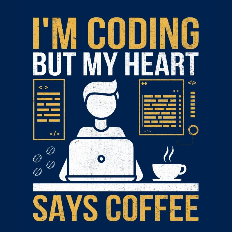Kaffee-Codierung Programmierer Programmierer Entwickler Nerd Coff