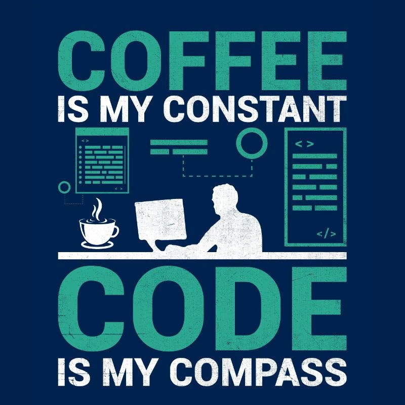 Kaffee-Codierung Programmierer Programmierer Entwickler Nerd Coff