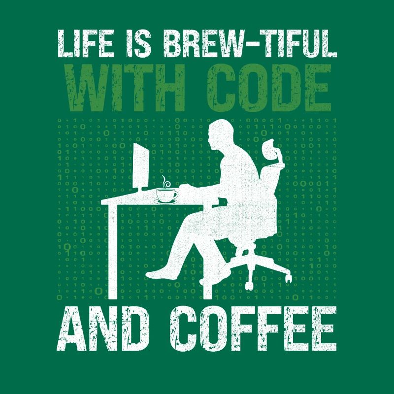 Coffee Coding Programmer Coder Developer Nerd Coff