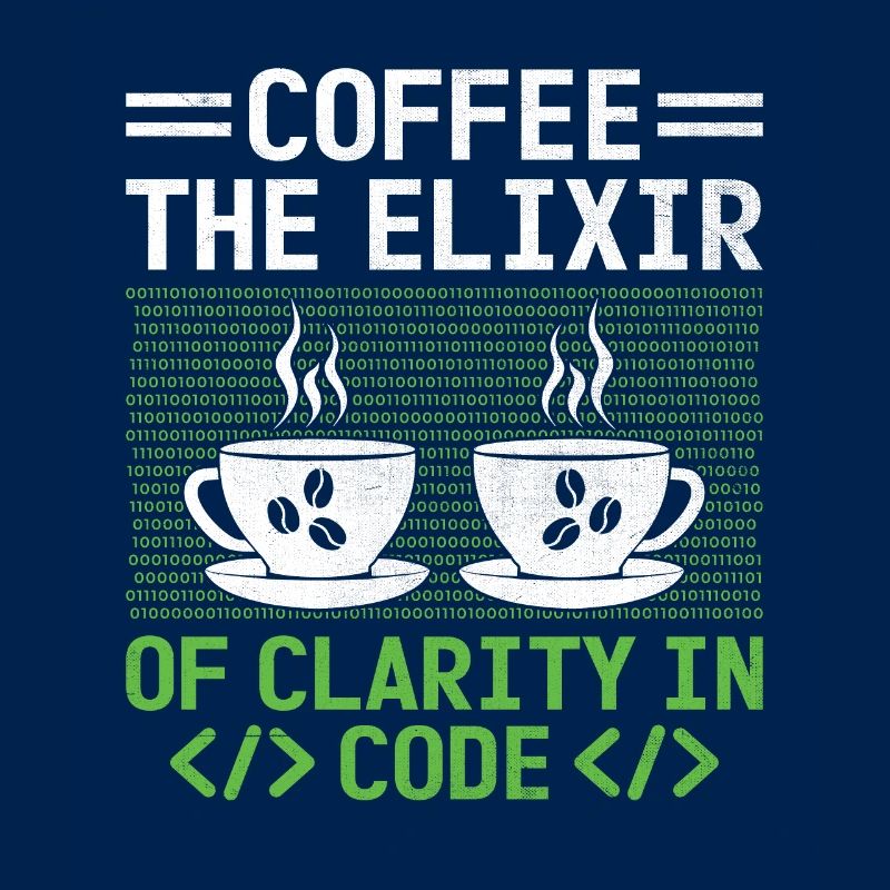 Kaffee-Codierung Programmierer Programmierer Entwickler Nerd Coff