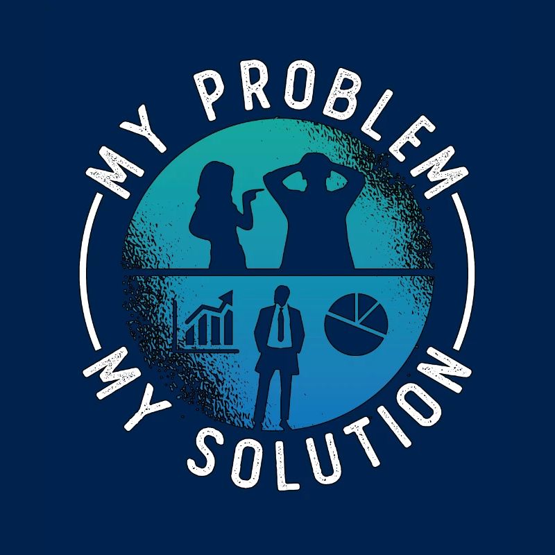Data Analyst My Problem My Solution Pictogram Dad