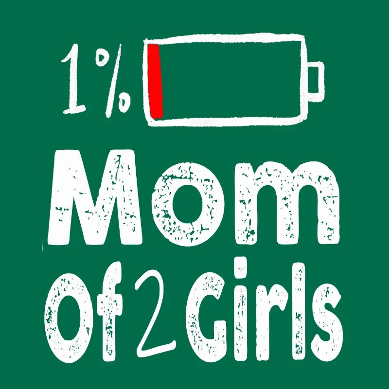 Mutter von 2 Mädchen Lustiger Muttertag