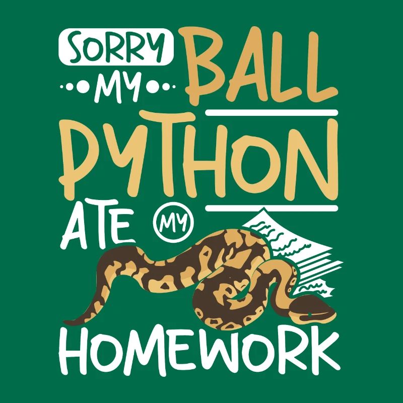 Désolé, mon python royal a mangé mes devoirs