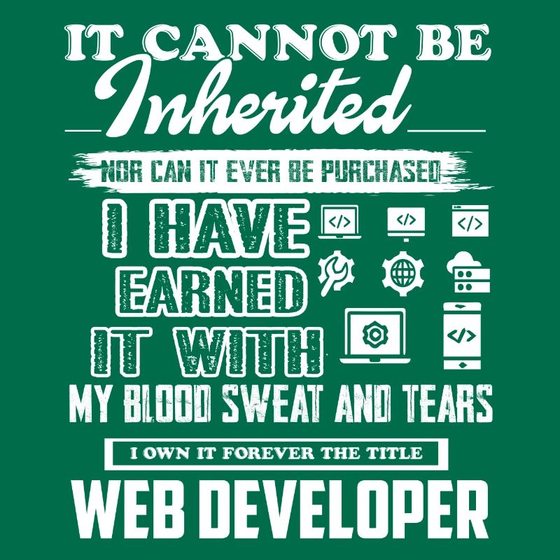 Web Developer Forever The Title Web Developer