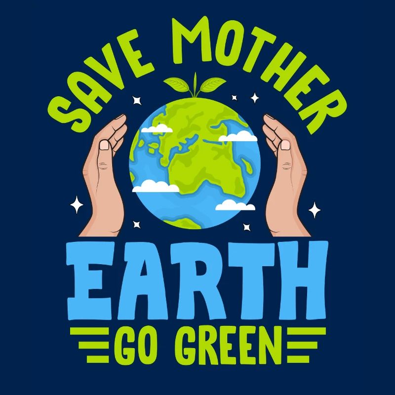 Rettet Mutter Erde, wird grün