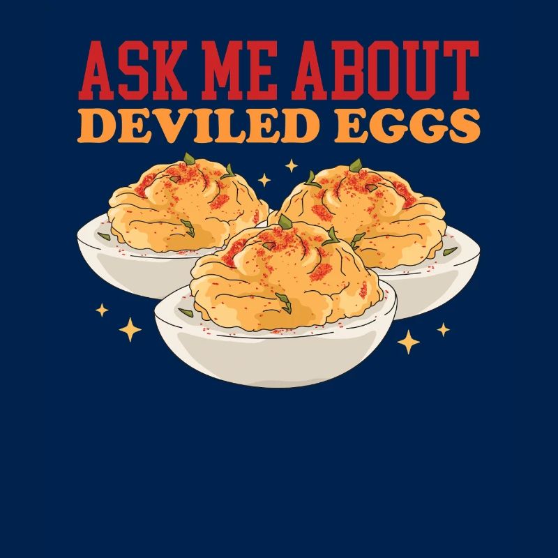 Gefüllte Eier Deviled Eggs Geschenk