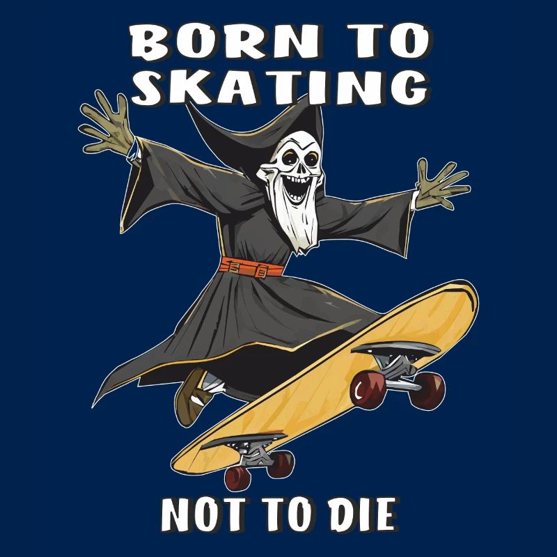 GRIM REAPER SKATEBOARD NÉ POUR PATINER PAS POUR D
