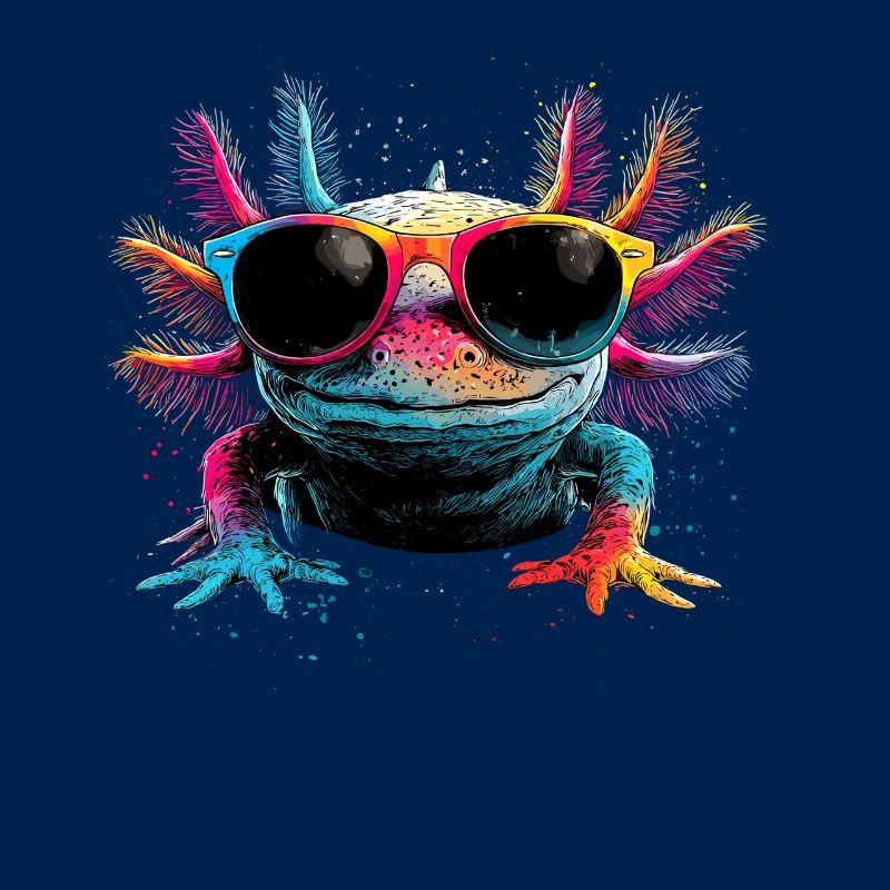 Axolotl Petite queue de triton Queue mignon Axolotl