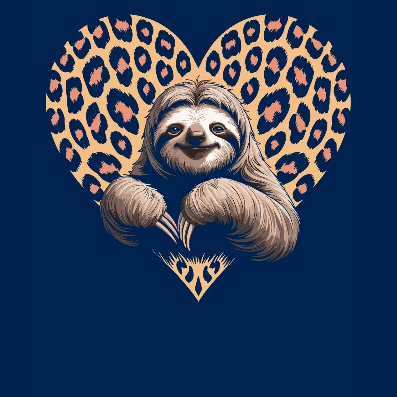 Sloth with Leo Pattern