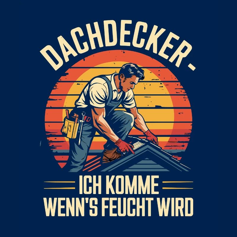  Dachdecker Ich Komme Wenn Es Feucht Wird