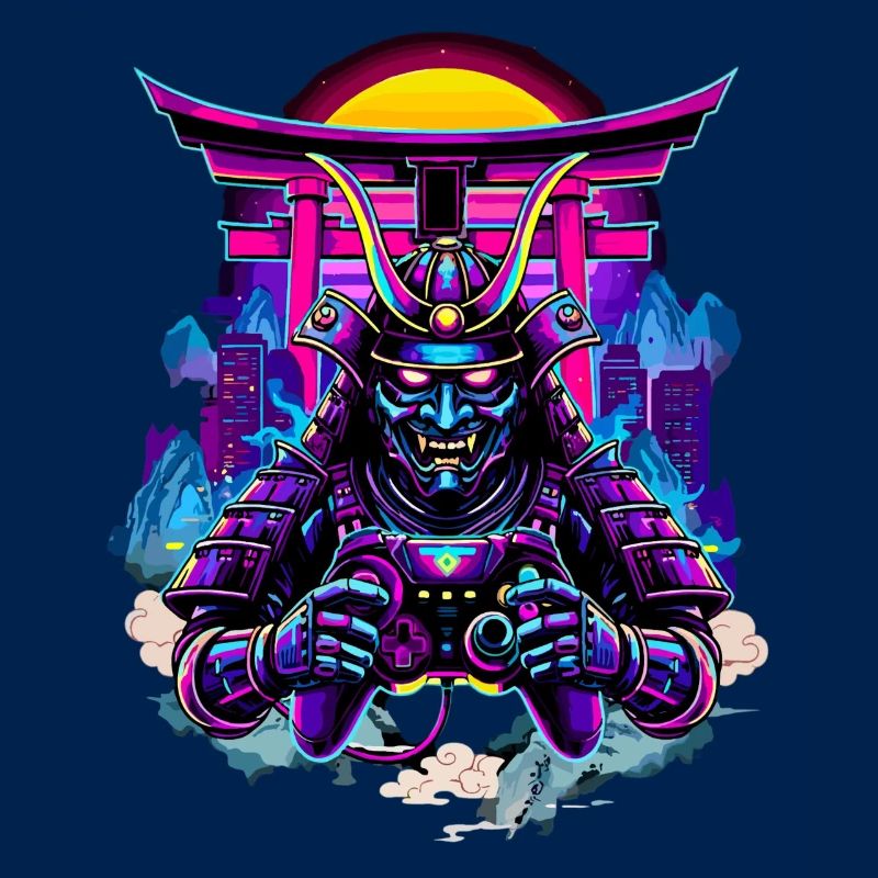 Samurai Mask gaming controller Sythwave gaming