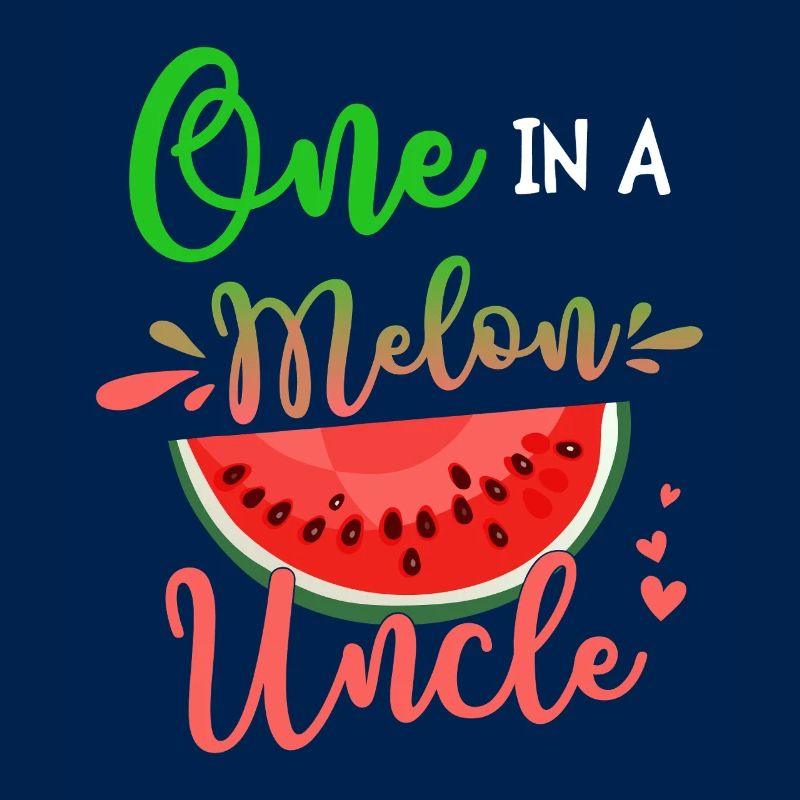Ein Onkel in einer Melone