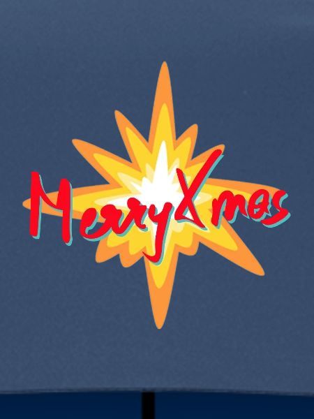 Explosives Xmas Schrift
