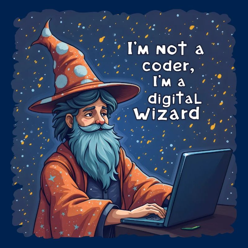 I'm Not a Coder I'm a Digital Wizard Programmer