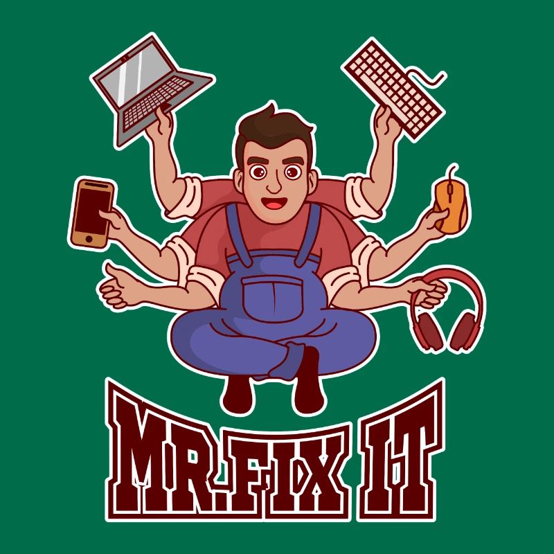Mr. Fix IT Admin IT Specialist Sysadmin