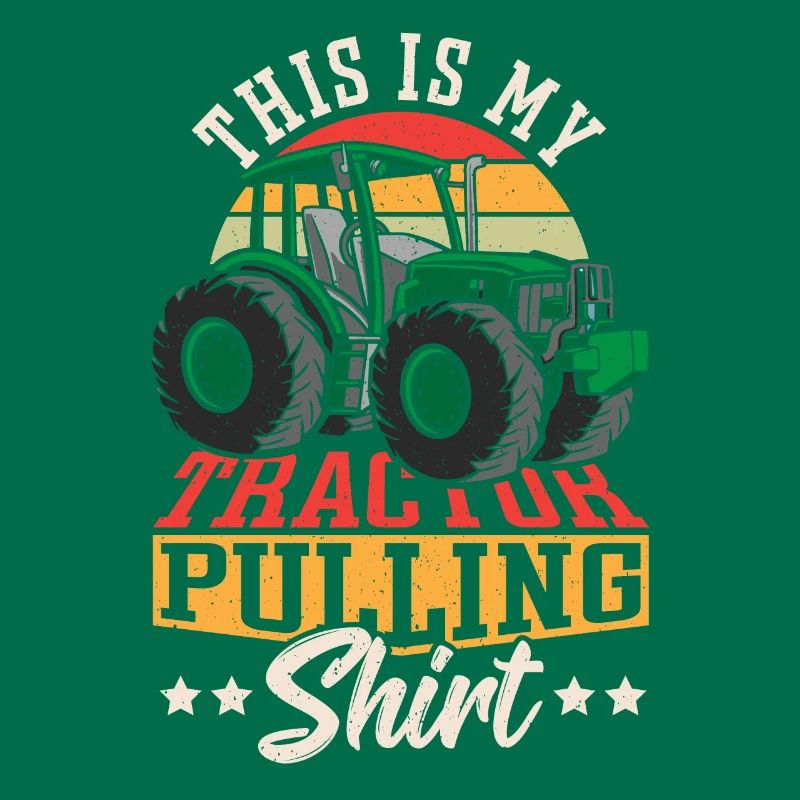 This Is My Tractor Pulling Shirt Tractorpulling
