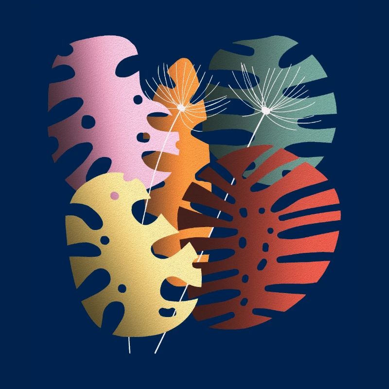 Monstera quitte Boho Design Boho Monstera