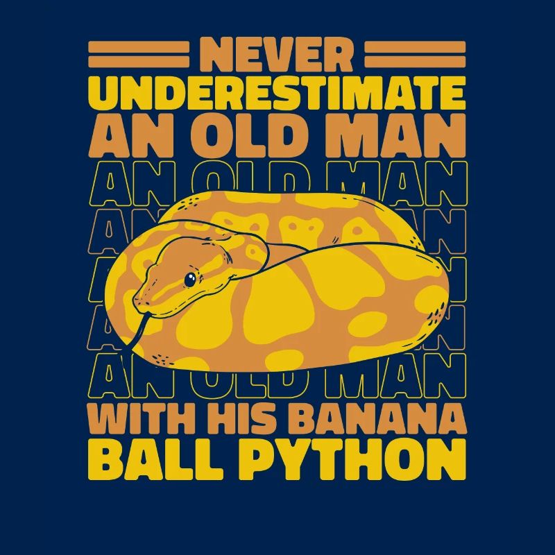 Never Underestimate Old Man Python Banana Ball